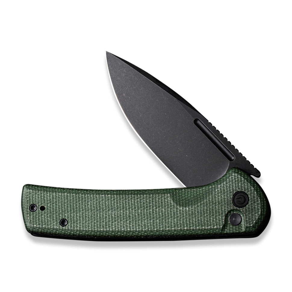 Ніж складаний туристичний Civivi Conspirator, (8.8 см) Nitro-V / Micarta зелений, фото 7