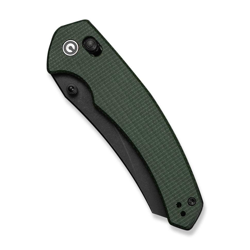 Ніж складаний туристичний Civivi Sixgill, (8.7 см) Nitro-V / Micarta темно-зелений, фото 4