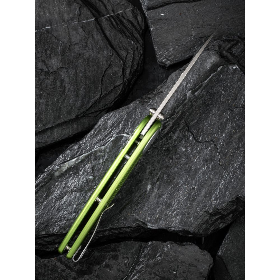 Ніж складаний туристичний Civivi Starflare, (8.4 см) Nitro-V / Aluminum зелений, фото 16
