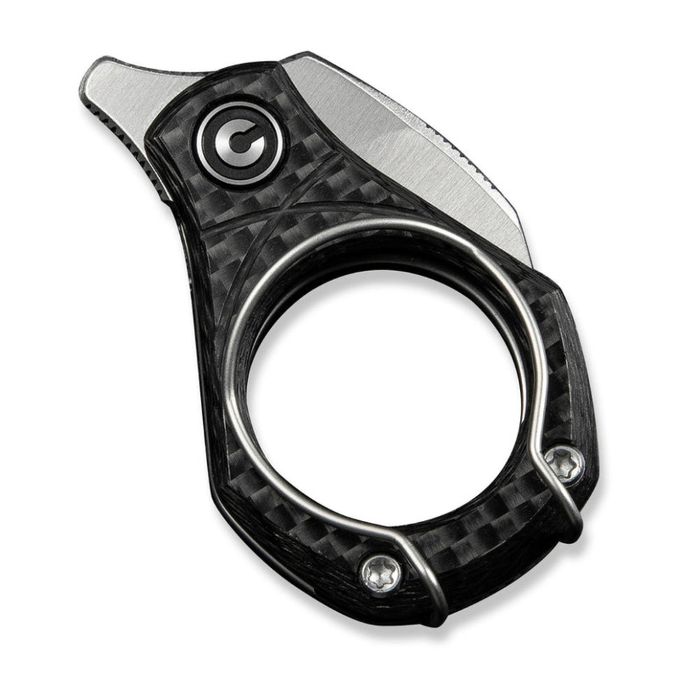 Ніж складаний кишеньковий Civivi Pyrus, (1.6 см) 14C28N / Carbon Fiber темно-сірий, фото 5
