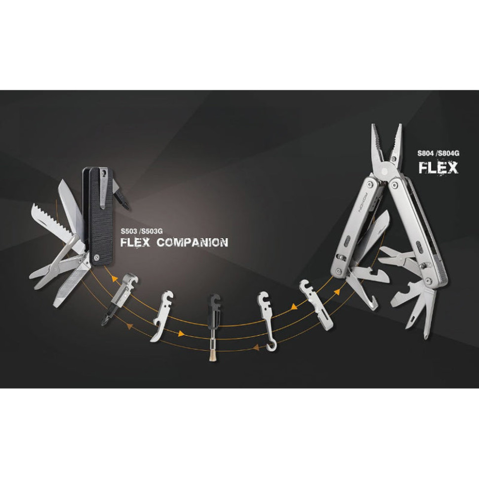 Мультитул Roxon Flex Companion S503G чорний, фото 13