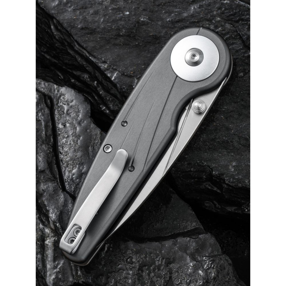 Нож складной туристический Civivi Starflare, (8.4 см) Nitro-V / Aluminum серый