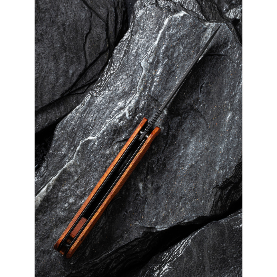 Ніж складаний кишеньковий Civivi Sendy, (7.2 см) Nitro-V / Guibourtia Wood, фото 18