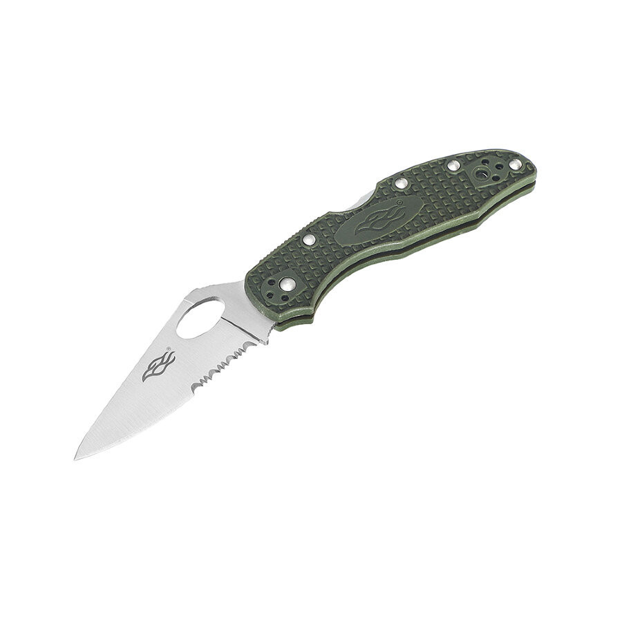 Нож складной карманный Firebird F759MS (7.5 см) 440C / Nylon glass fiber зеленый