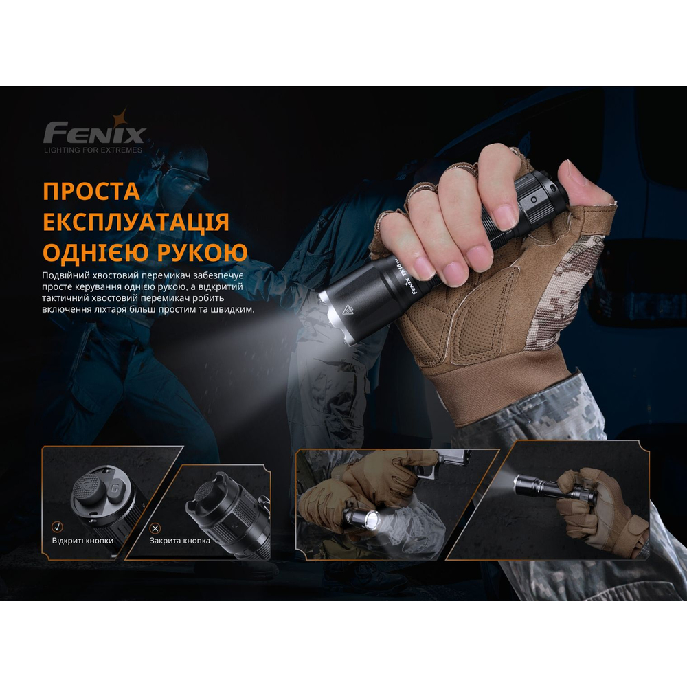 Ліхтар ручний Fenix TK16 V2.0, зелений, фото 9