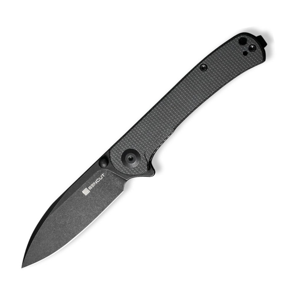 Ніж складаний кишеньковий Sencut Scepter, (7.5 см) 9Cr18MoV / Micarta чорний
