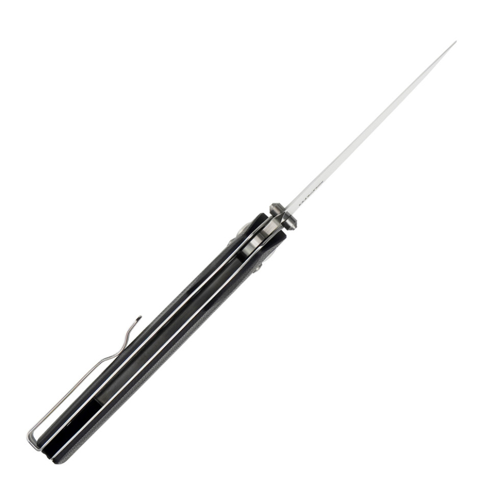 Ніж складаний туристичний SRM Terrier 258L-GB (9.3 см) D2 / G10 чорний, фото 6
