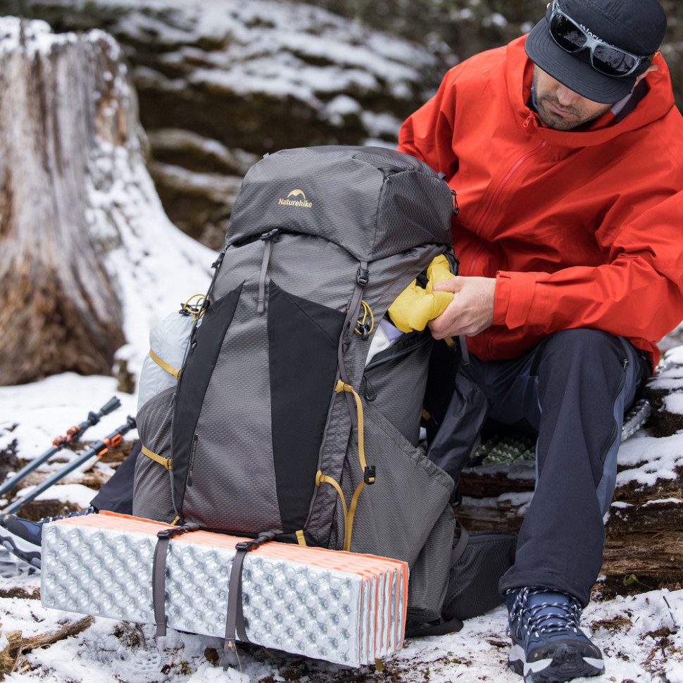 Рюкзак туристический Naturehike Seek-wind Pro Series CNK2650XB017, 65+5 л, WR, зеленый
