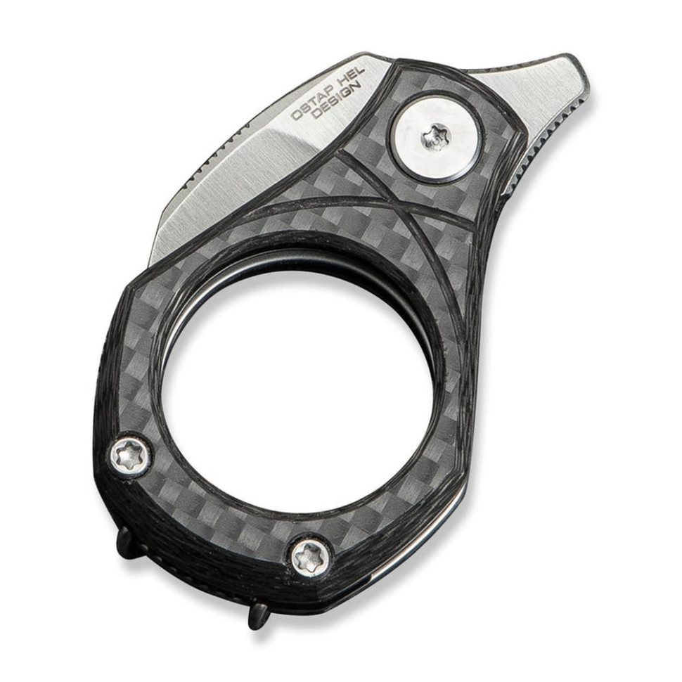 Ніж складаний кишеньковий Civivi Pyrus, (1.6 см) 14C28N / Carbon Fiber темно-сірий, фото 6