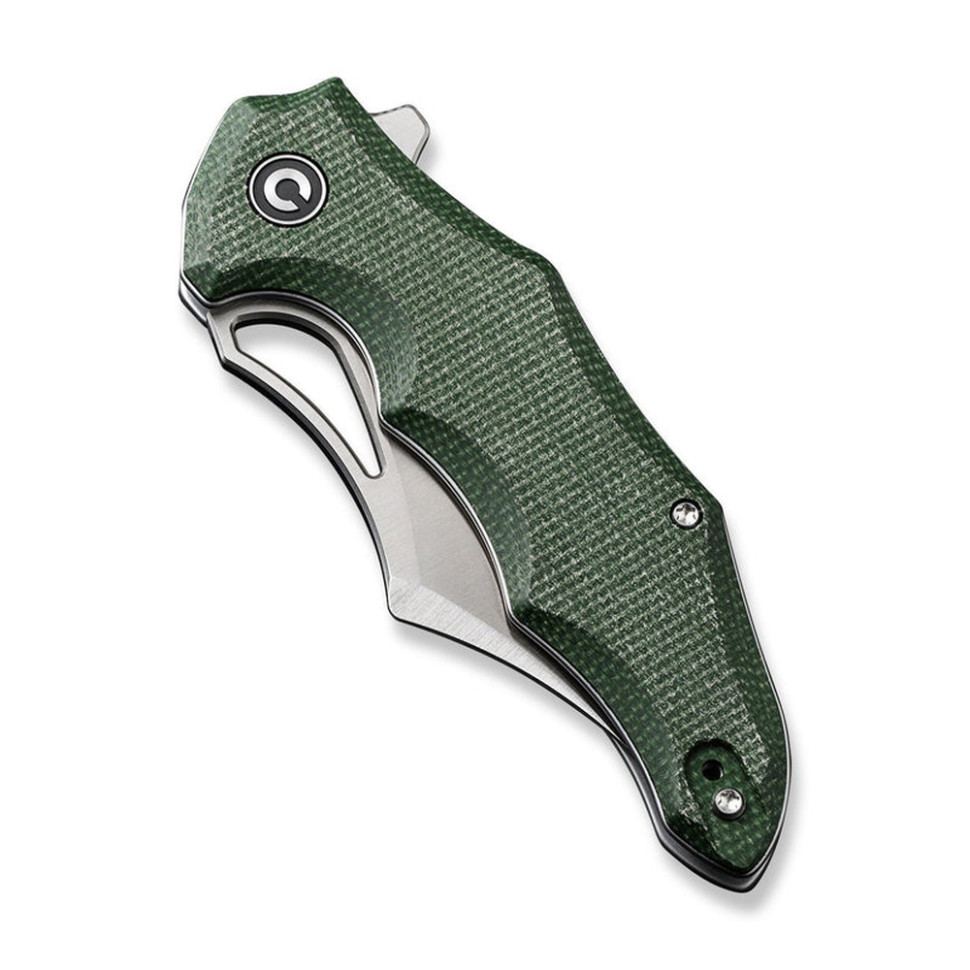 Нож складной карманный Civivi Chiro, (7.9 см) 14C28N / Micarta темно-зеленый