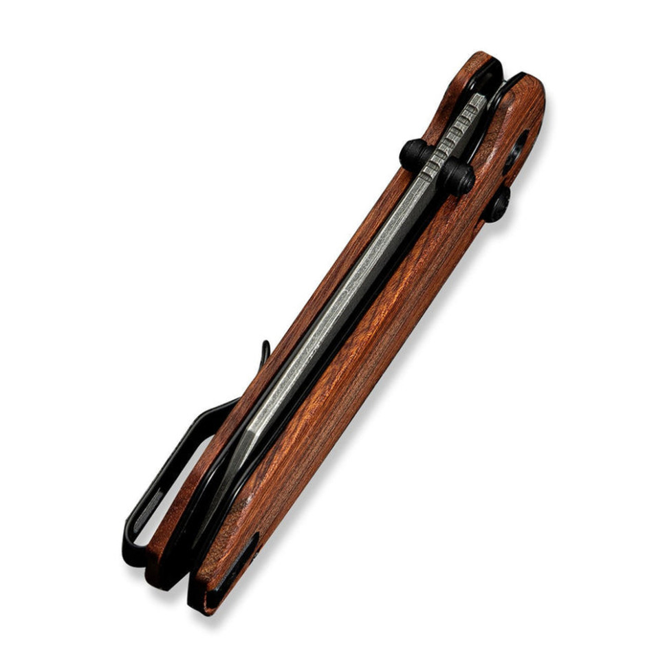 Нож складной карманный Civivi Yonder, (7.3 см) Damascus / Guibourtia Wood