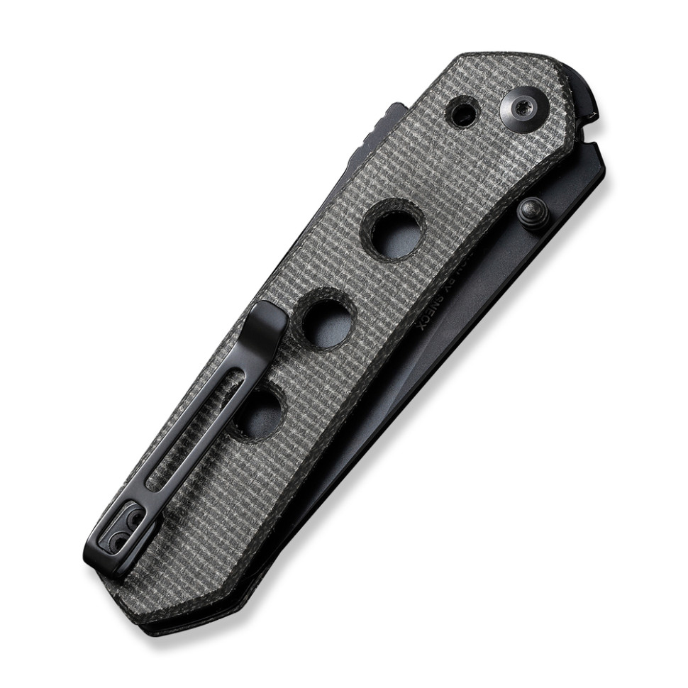 Нож складной туристический Civivi Vision FG, (8.9 см) Nitro-V / Micarta темно-серый
