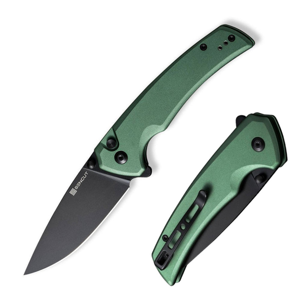 Ніж складаний туристичний Sencut Serene, (8.8 см) D2 / Aluminum зелений