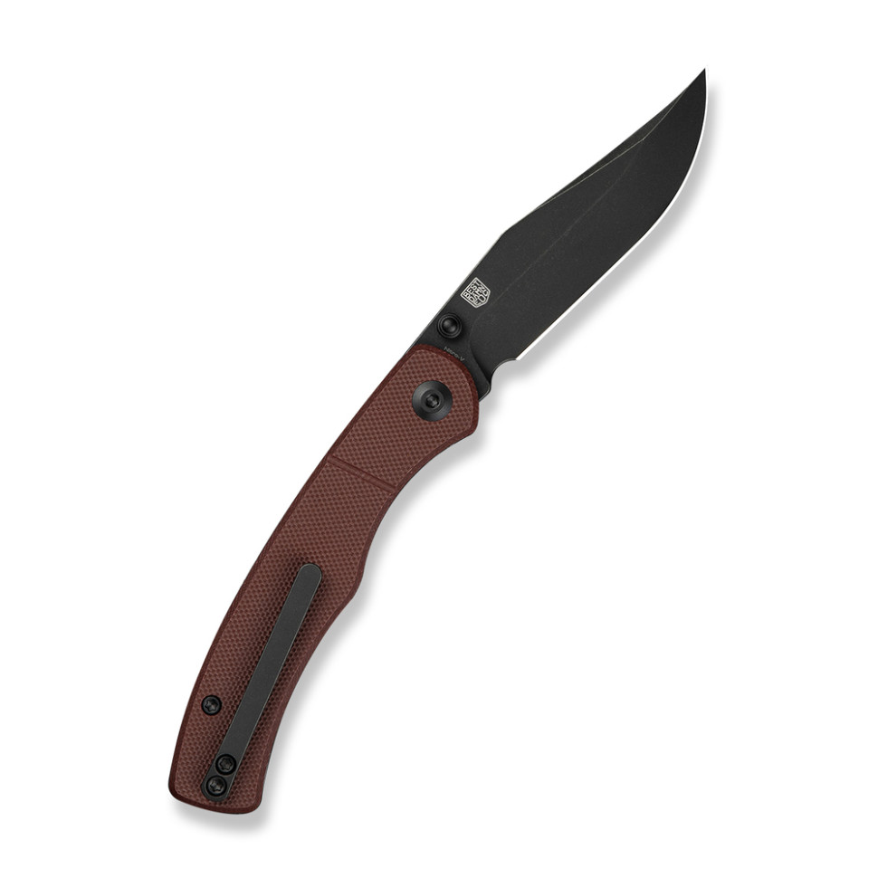 Ніж складаний кишеньковий Civivi Clingman, (7.6 см) Nitro-V / G10 темно-червоний