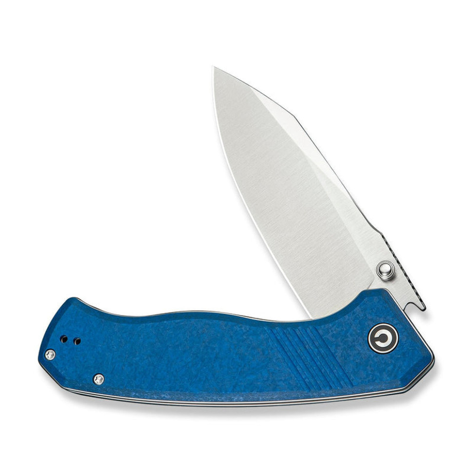 Ніж складаний туристичний Civivi Placoid, (9.3 см) 14C28N / G10 синій