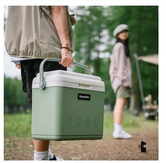 Туристический холодильник Naturehike NH20SJ021, зеленый, 13 л, полипропилен