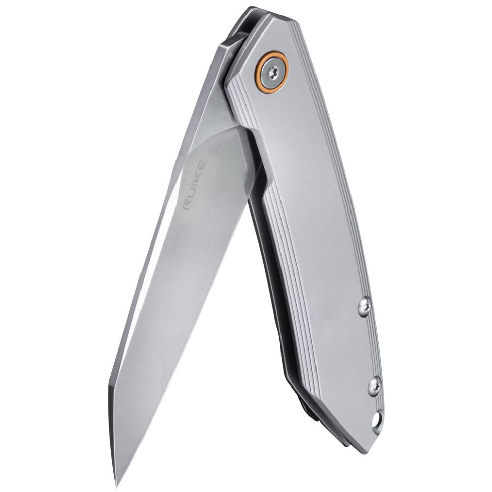 Ніж складаний туристичний Ruike P831S-SA, (8.5 см) 14C28N / 3cr14n сірий