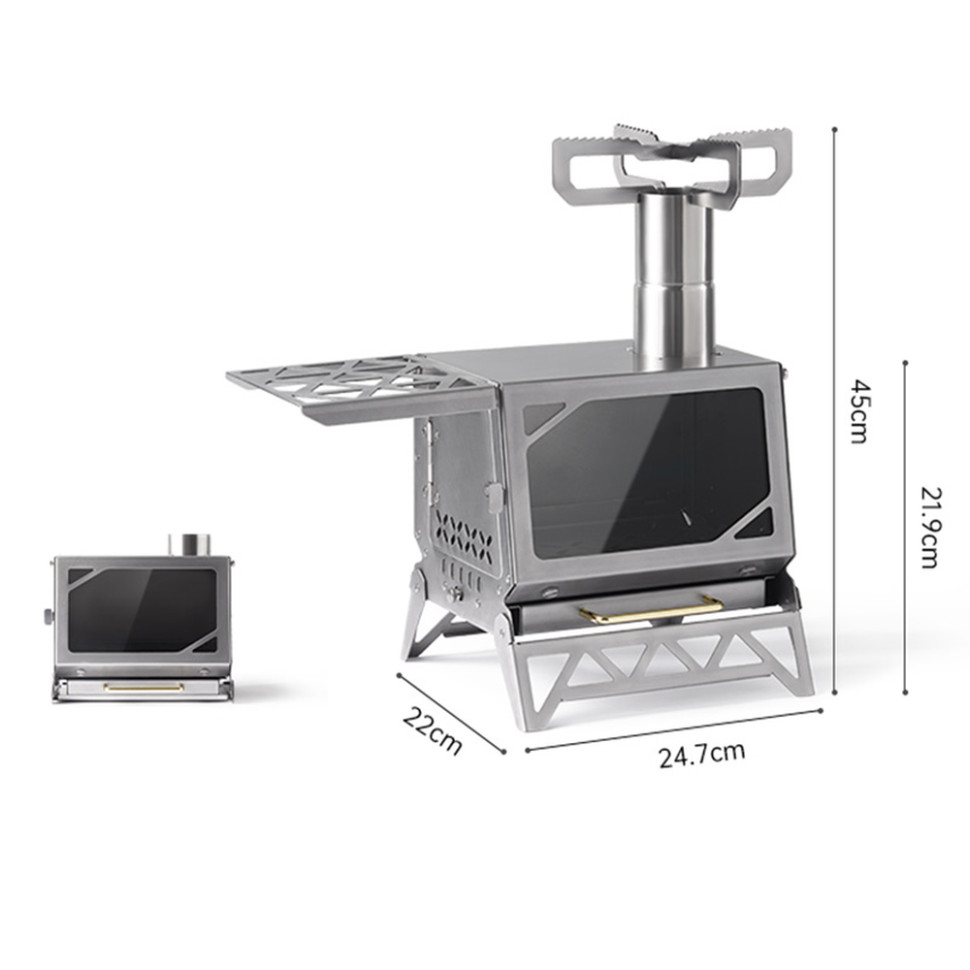 Кемпинговая твердотопливная печь Naturehike CNK2300CW020