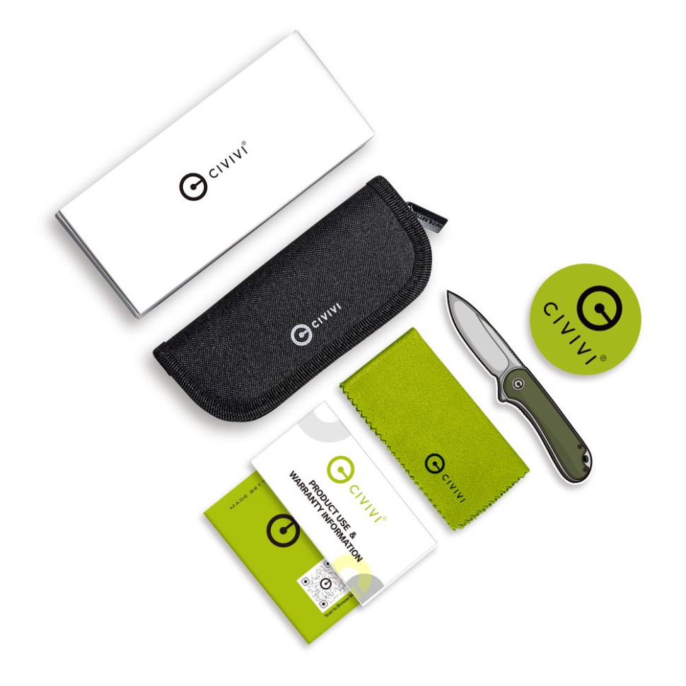 Нож складной карманный Civivi Elementum, (7.5 см) D2 / Ultem