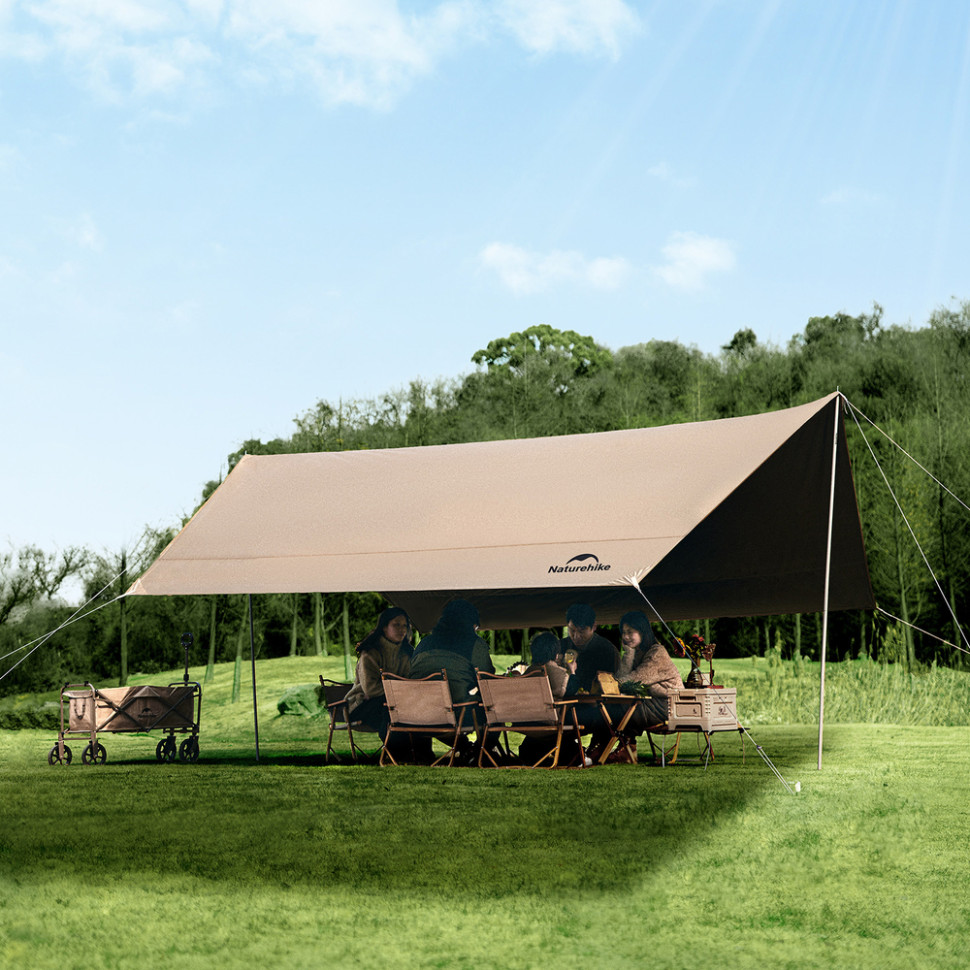 Тент универсальный Naturehike CNK2350WS015, розмір S, бежевий