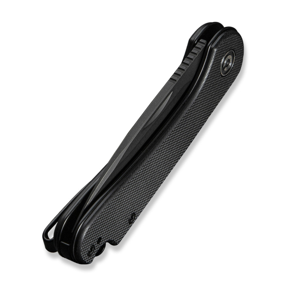 Нож складной карманный Civivi Elementum Slip Joint, (7.5 см) 14C28N / G10 черный