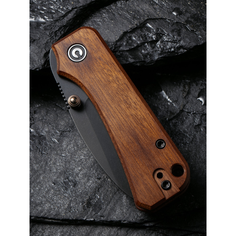 Ніж складаний кишеньковий Civivi Baby Banter, (5.9 см) Nitro-V / Guibourtia Wood