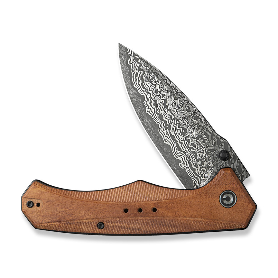 Ніж складаний туристичний Civivi Photonix, (9.4 см) Damascus / Guibourtia Wood, фото 3