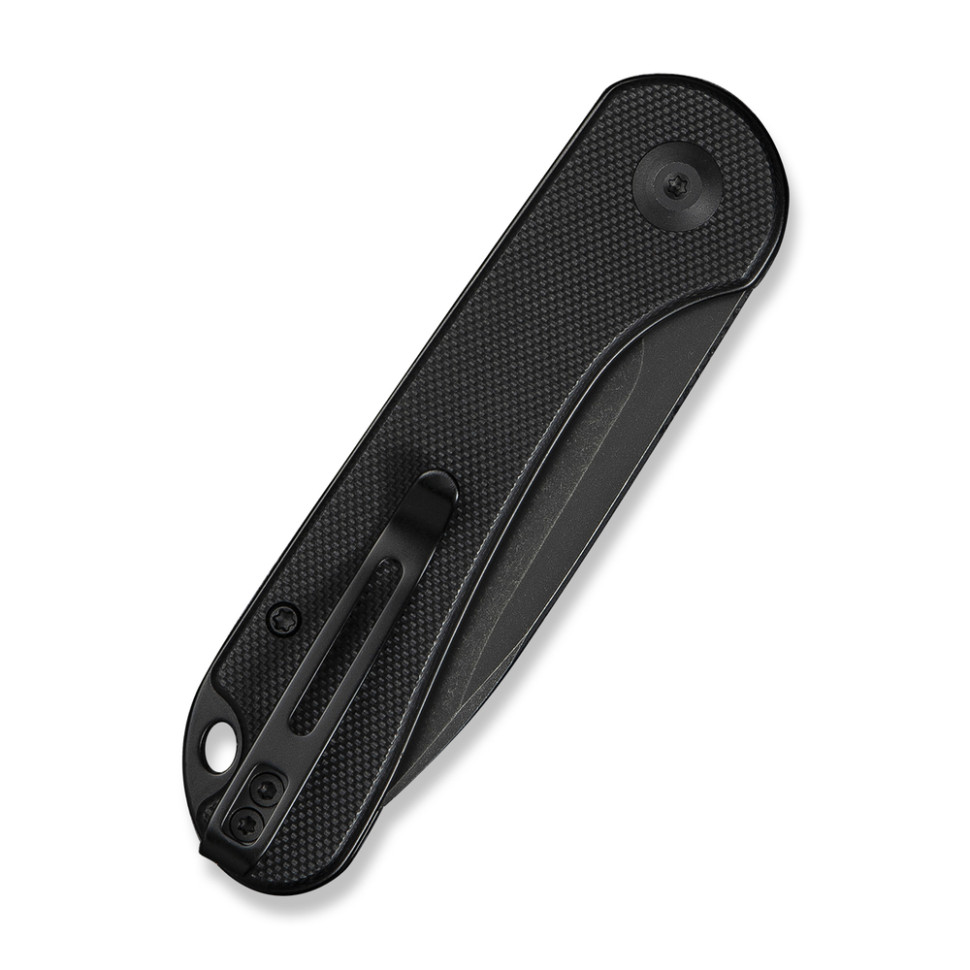 Нож складной карманный Civivi Elementum Slip Joint, (7.5 см) 14C28N / G10 черный