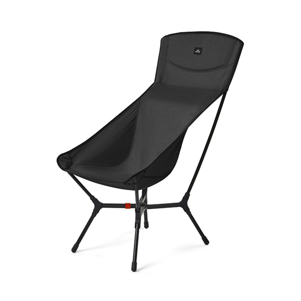 Стілець складаний ультралегкий Naturehike CNK2550JJ013 Yamami YL01, розмір L, алюміній, чорний