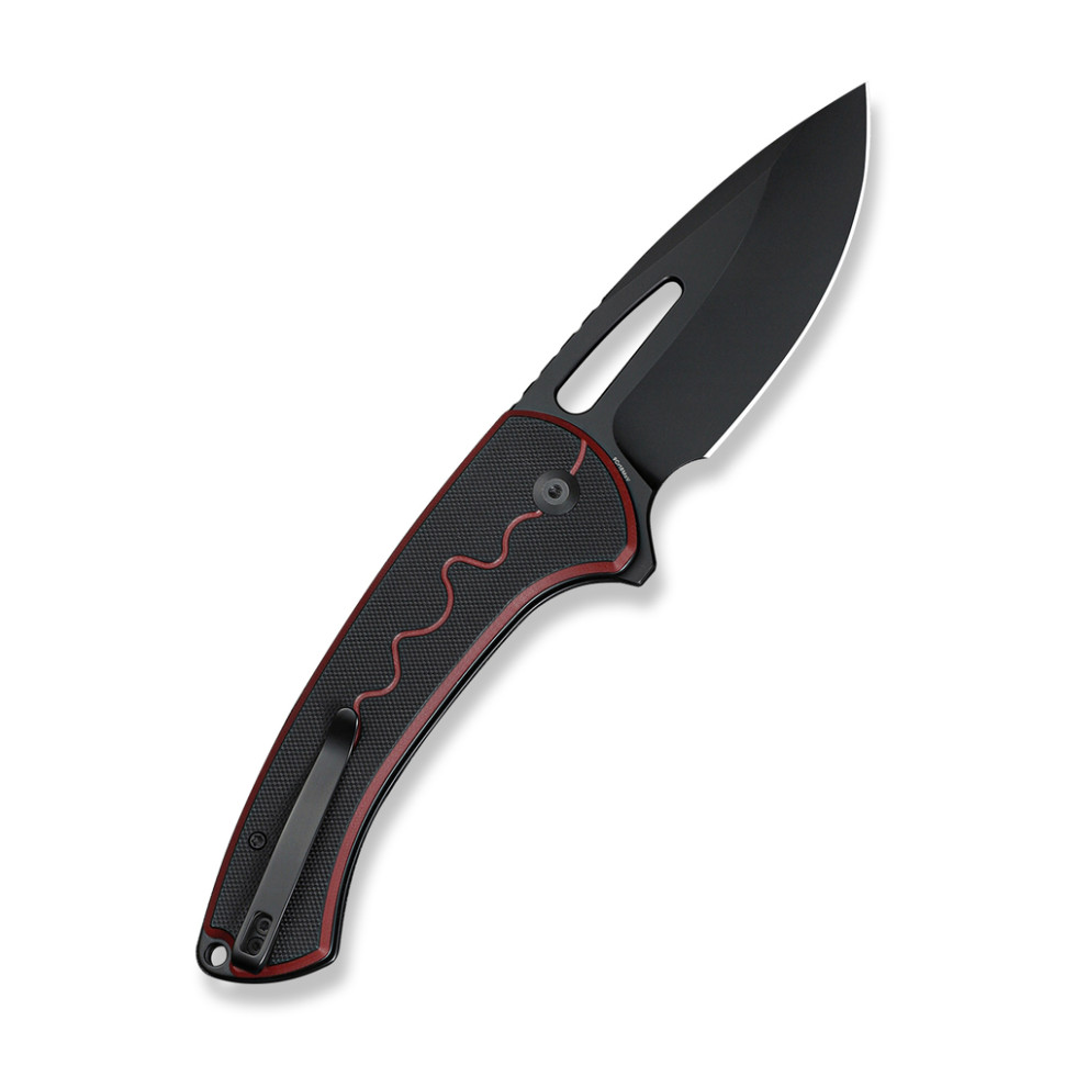 Нож складной туристический Sencut Squiggy, (9.9 см) 9Cr18MoV / G10 червоно-чорний