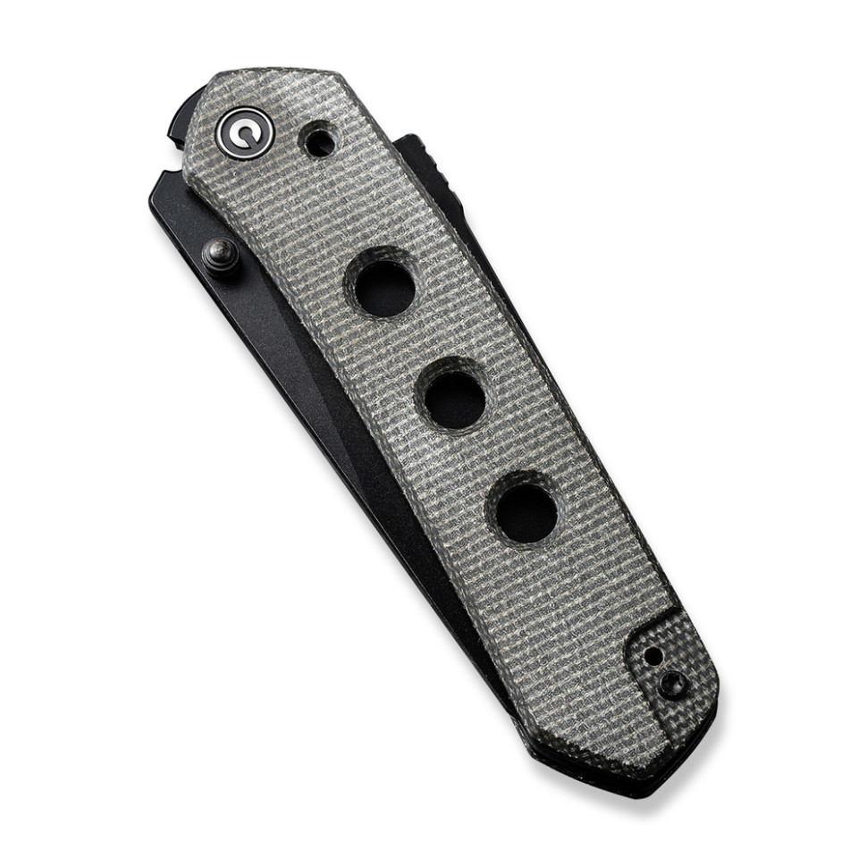 Нож складной туристический Civivi Vision FG, (8.9 см) Nitro-V / Micarta темно-серый