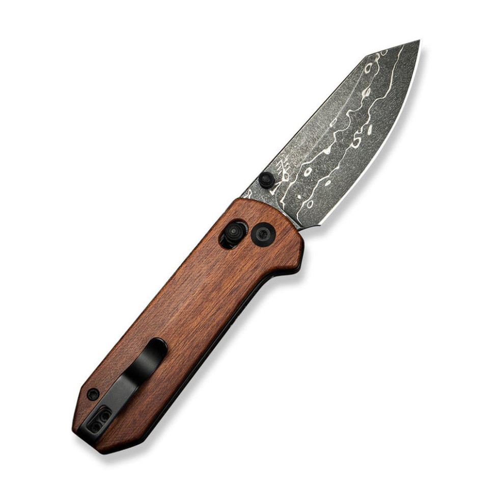 Нож складной карманный Civivi Yonder, (7.3 см) Damascus / Guibourtia Wood