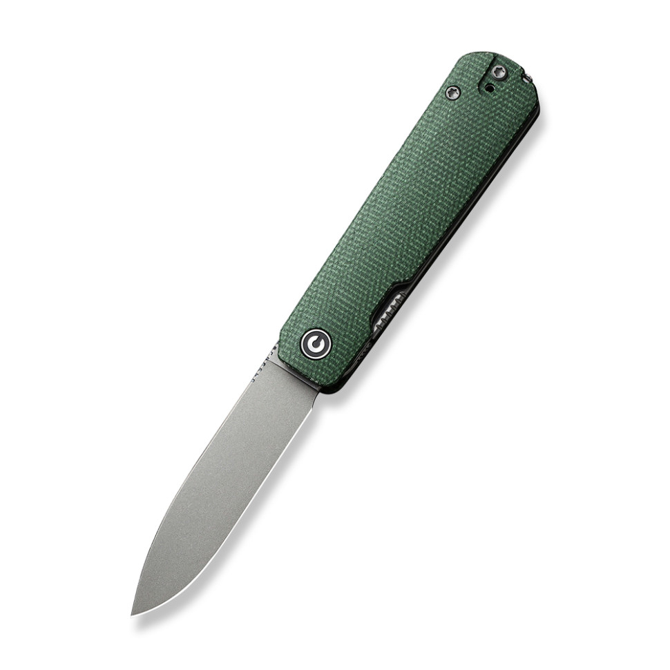 Ніж складаний кишеньковий Civivi Sendy, (7.2 см) Nitro-V / Micarta темно-зелений