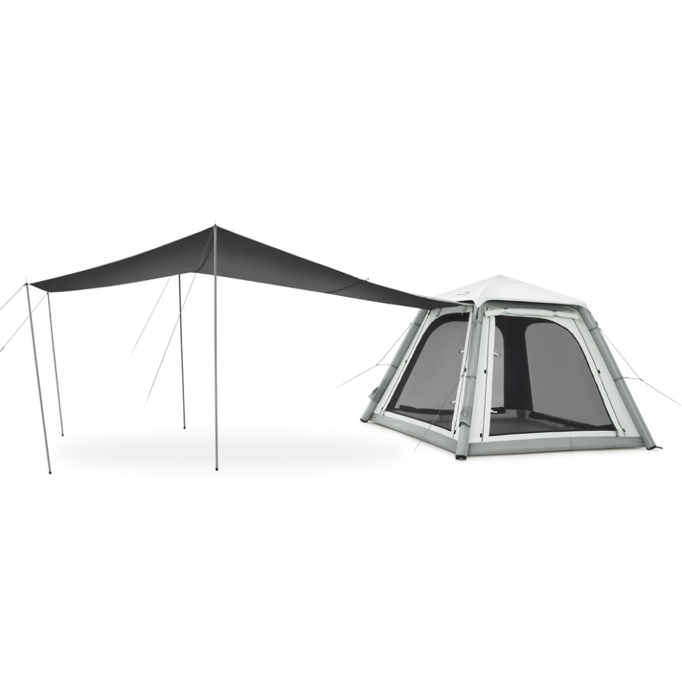 Намет чотиримісний автоматичний надувний із тентом Naturehike Ango CNK2550WS017, сірий