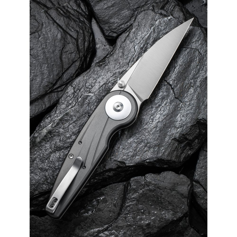 Нож складной туристический Civivi Starflare, (8.4 см) Nitro-V / Aluminum серый