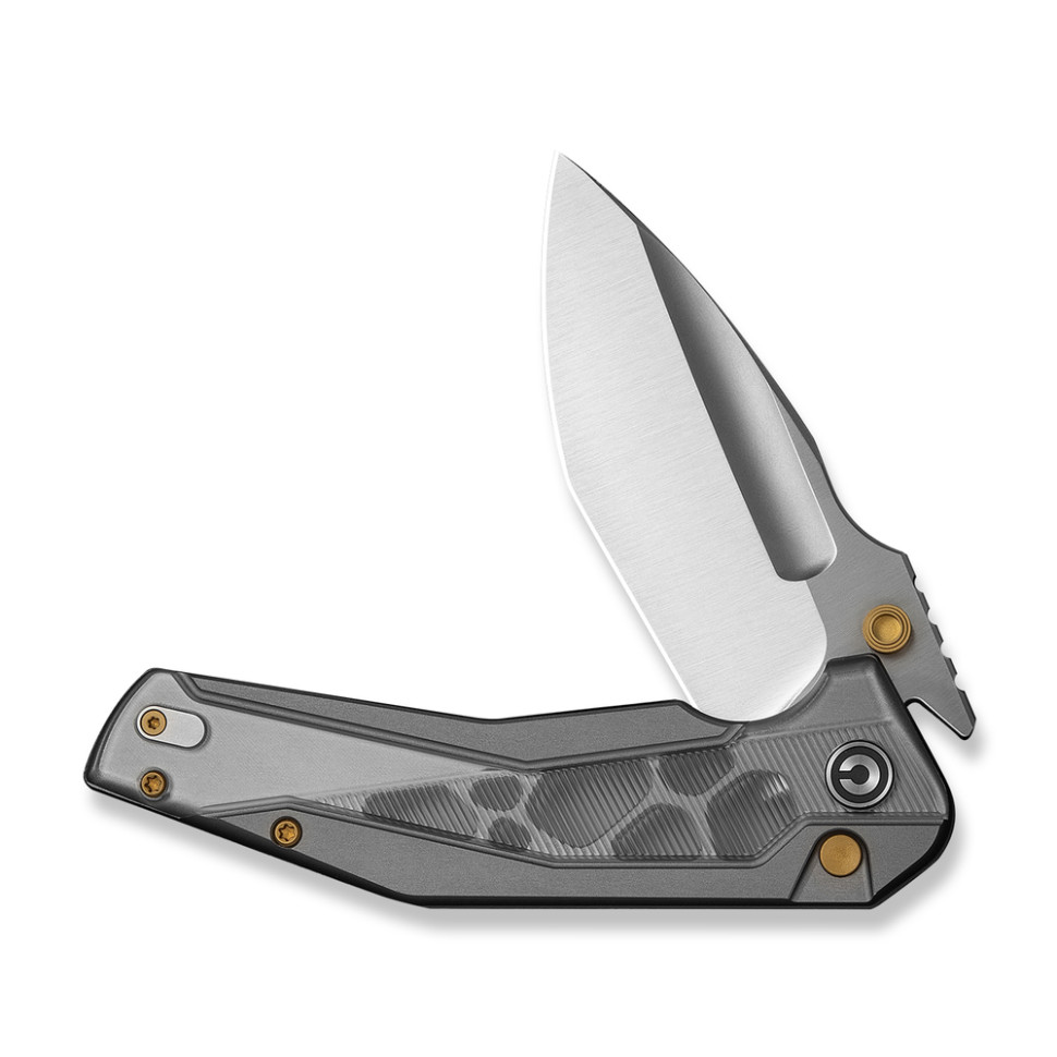 Ніж складаний туристичний Civivi Wellmax (9.1 см) 14C28N / Aluminum сірий, фото 3