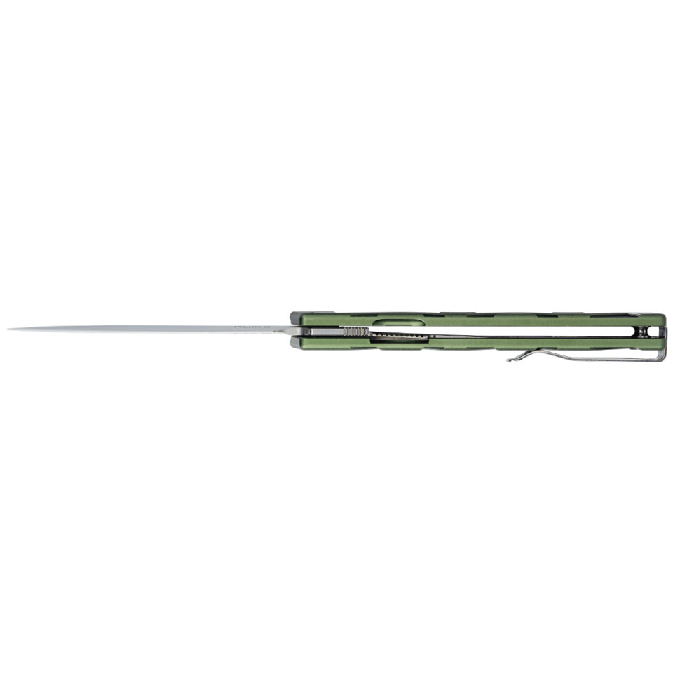 Ніж складаний туристичний Ruike P878-AG, (8.7 см) 14C28N / 6063Aluminum зелений, фото 6