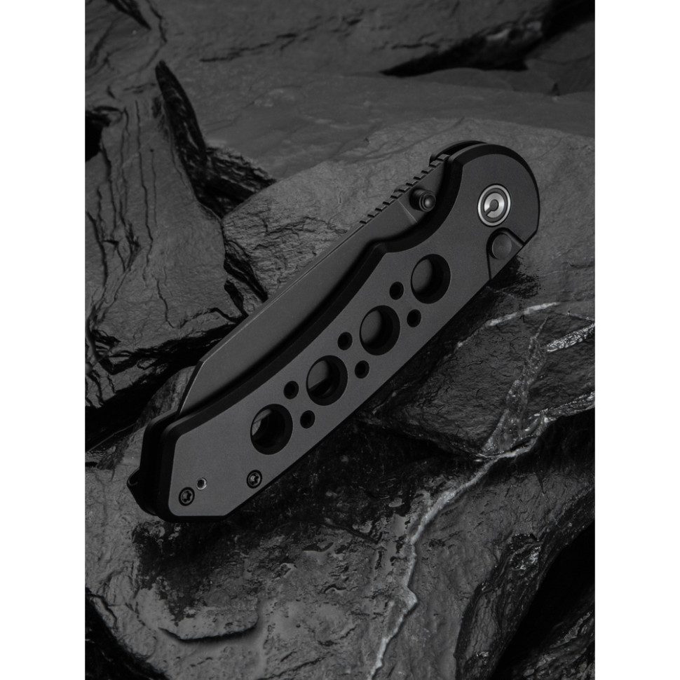 Нож складной туристический Civivi Pragma Prime, (8.9 см) 14C28N / Aluminum черный