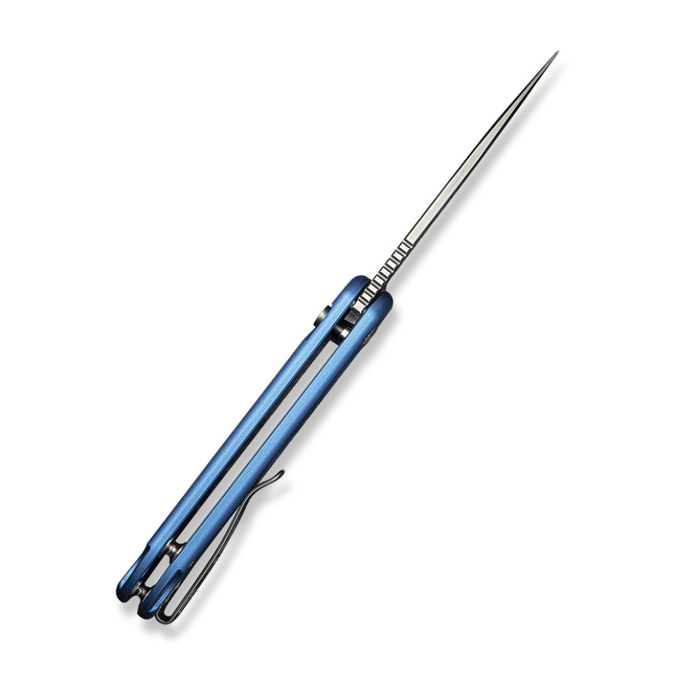 Ніж складаний кишеньковий Civivi Elementum II, (7.5 см) Nitro-V / Aluminum синій, фото 7