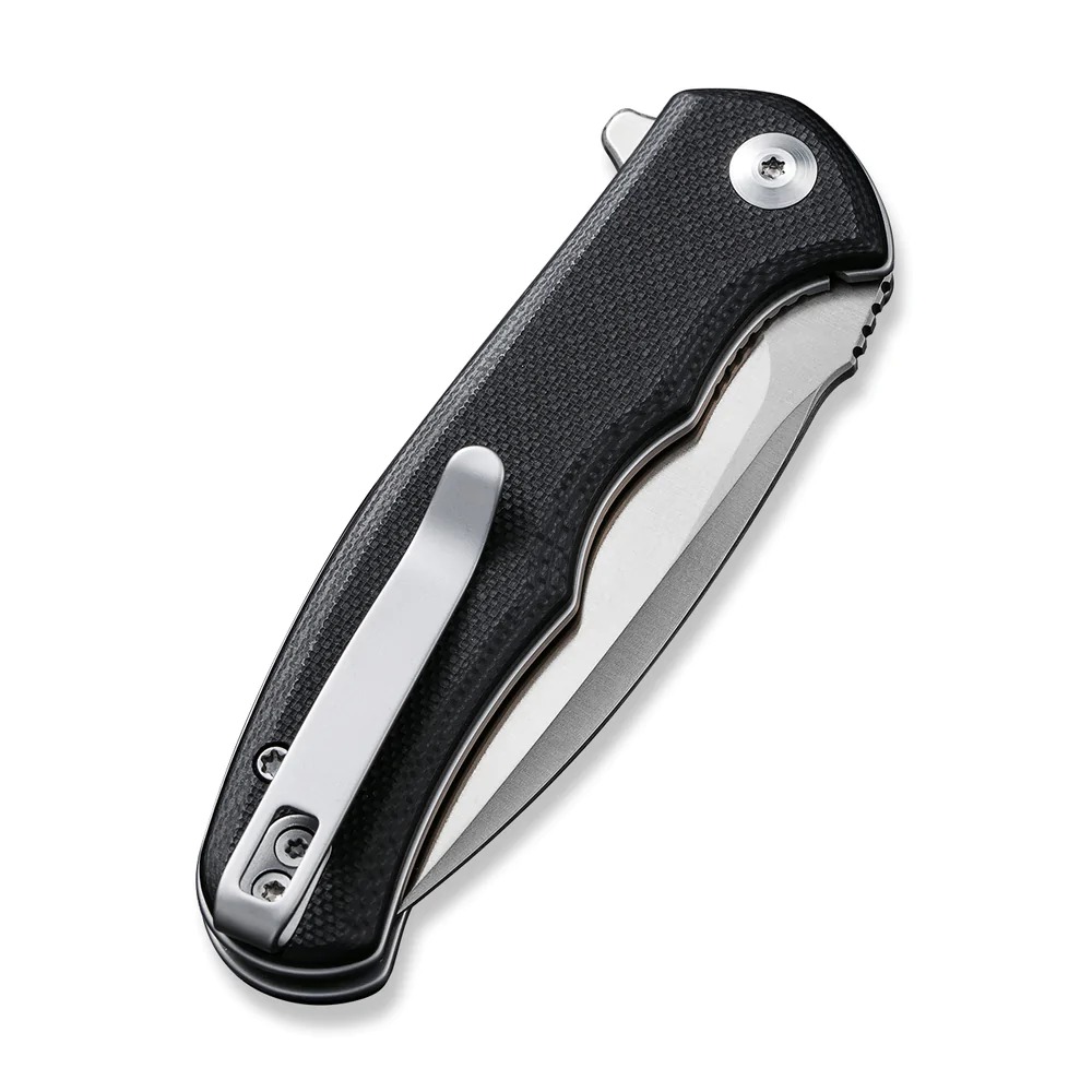 Ніж складаний кишеньковий Civivi Mini Praxis, (7.5 см) D2 / G10 чорний