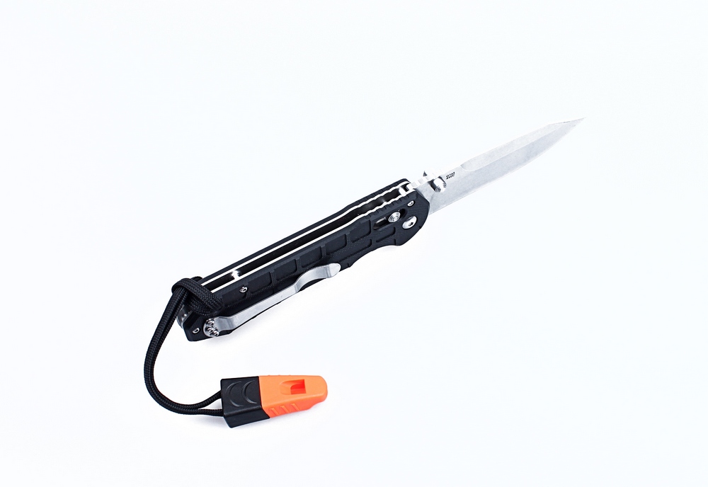 Нож складной туристический Ganzo G7452P-WS ( 9 см) 440С / G10 помаранчевий текстурований