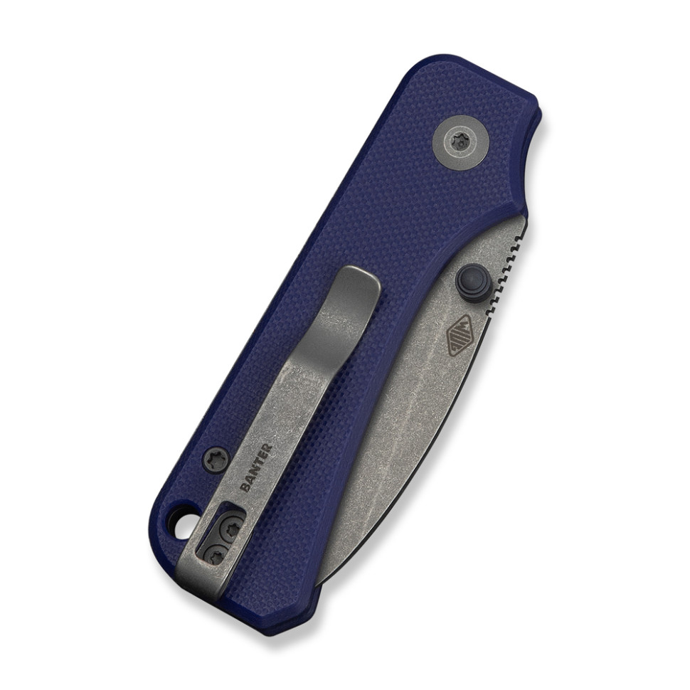 Ніж складаний кишеньковий Civivi Baby Banter Slip Joint (6 см) Nitro-V / G10 синій, фото 5