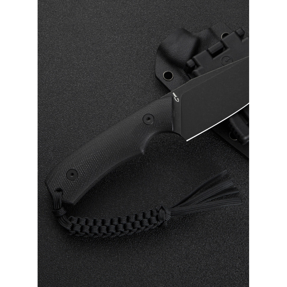 Ніж фіксований тактичний Civivi Gander, (9.2 см) 14C28N / Micarta чорний