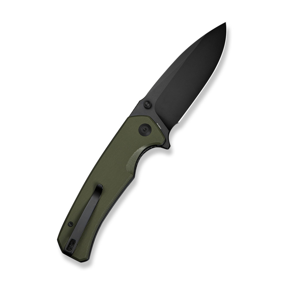 Нож складной туристический Sencut Skarnax, (9.6 см) 9Cr18MoV / G10 темно-зеленый
