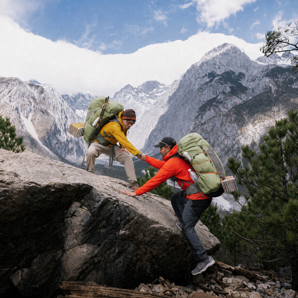 Рюкзак туристический Naturehike Seek-wind Pro Series CNK2650XB017, 65+5 л, WR, зеленый