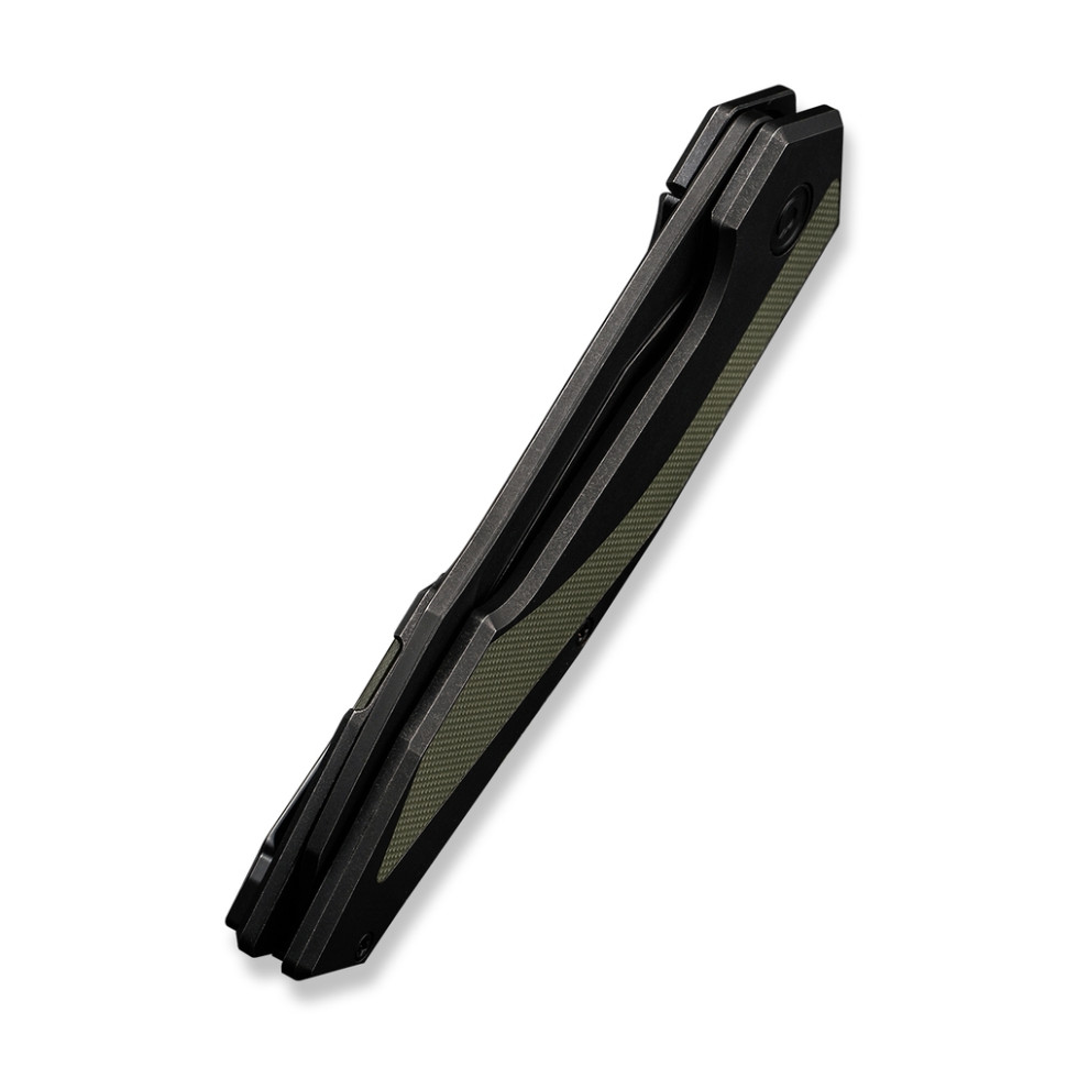 Ніж складаний туристичний Civivi Hypersonic, (9.4 см) 14C28N / Steel & G10 чорно-зелений