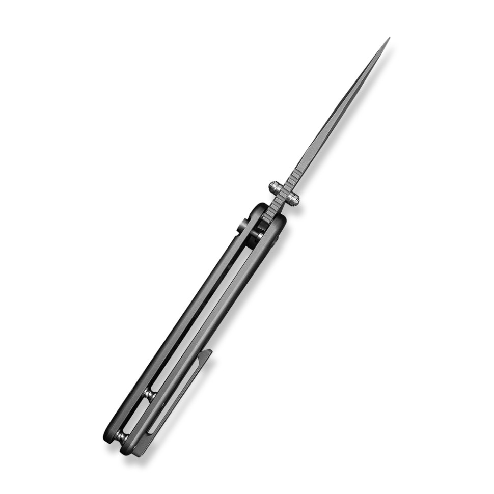 Ніж складаний туристичний Civivi Iron Tide (8.2 см) 14C28N / Aluminum сірий, фото 7
