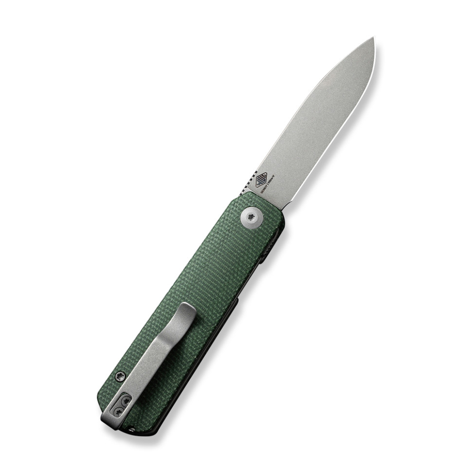 Ніж складаний кишеньковий Civivi Sendy, (7.2 см) Nitro-V / Micarta темно-зелений