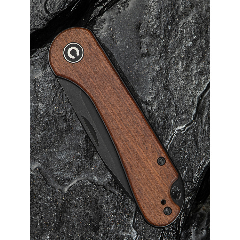 Нож складной карманный Civivi Elementum Slip Joint, (7.5 см) 14C28N / Guibourtia Wood