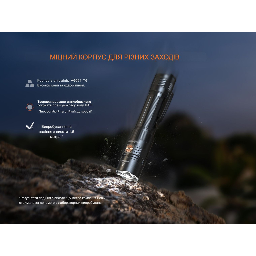 Ліхтар тактичний ручний Fenix PD36R ACE 3000 лм
